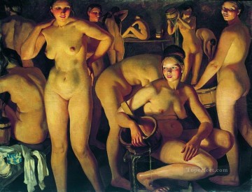 baño 1913 desnudo moderno contemporáneo impresionismo Pinturas al óleo